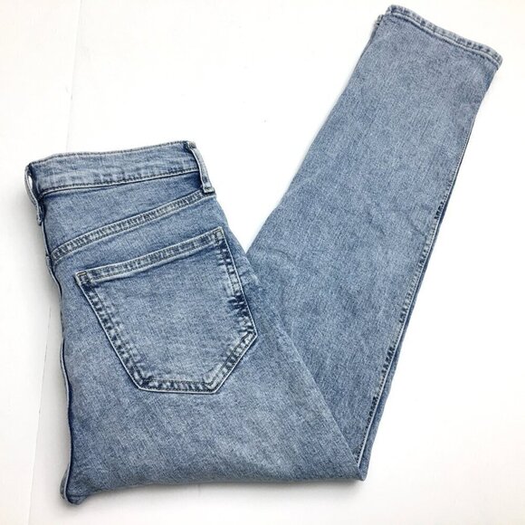 Gap Denim Women's Jeans High Rise Vintage Slim Straight Leg Light Wash size 0 - Picture 9 of 9